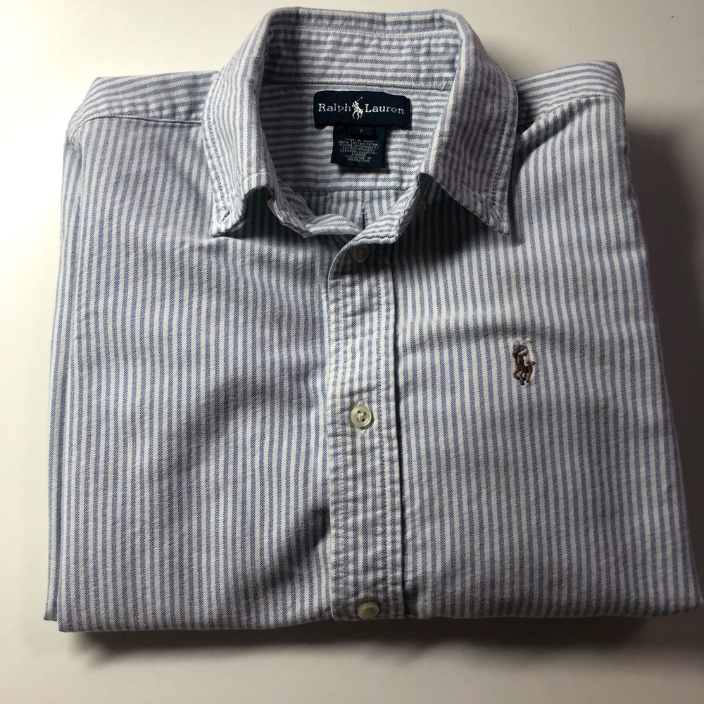 Boys button up polo